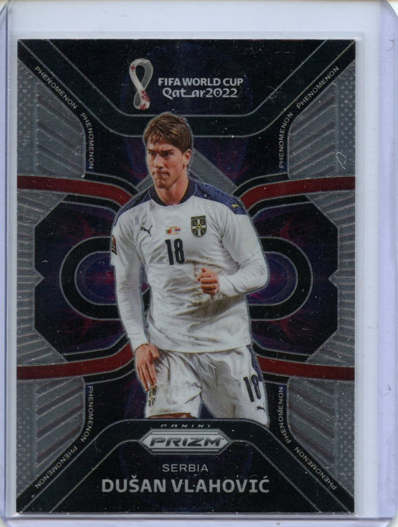 2022 Panini Prizm FIFA World Cup Qatar Dusan Vlahovic Phenomenon