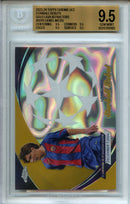 2023-24 Topps Chrome UEFA Club Comps Lionel Messi Starball Debuts Gold Lava