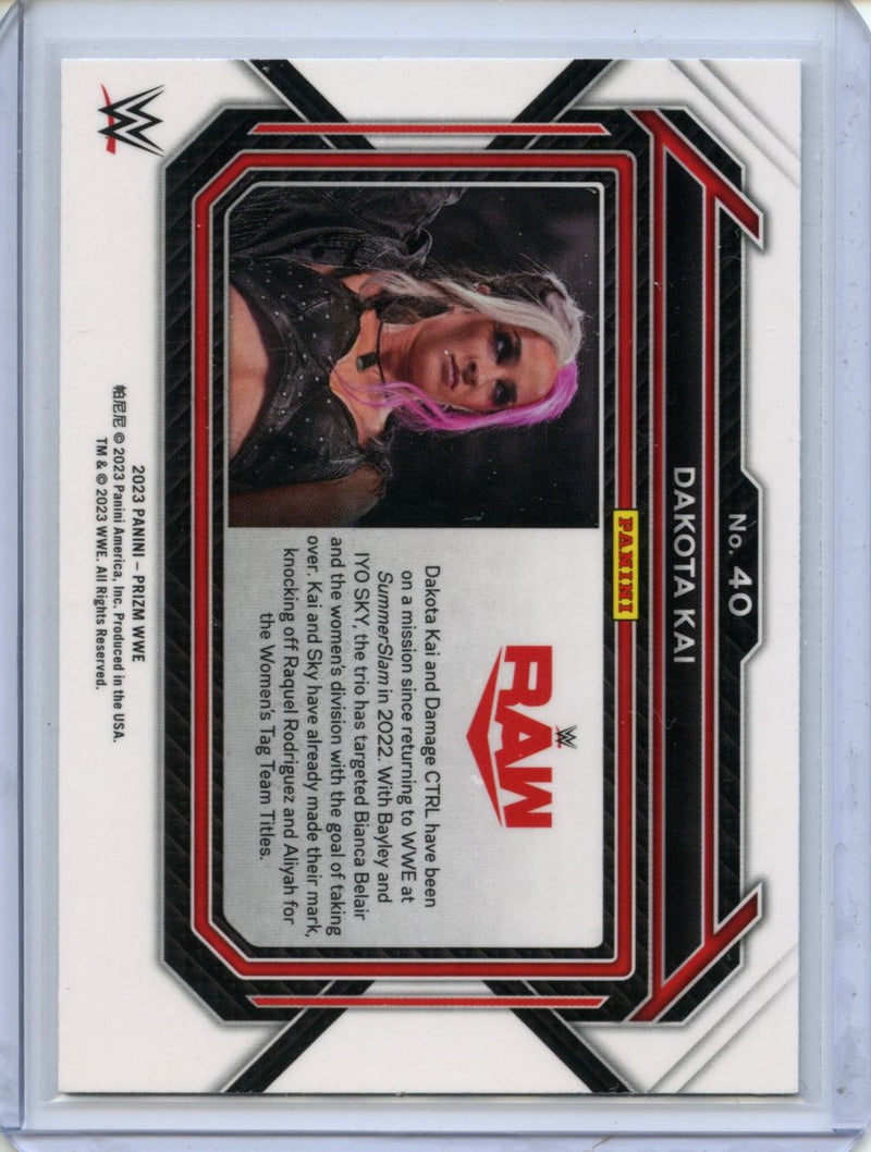 2023 Prizm WWE Dakota Kai
