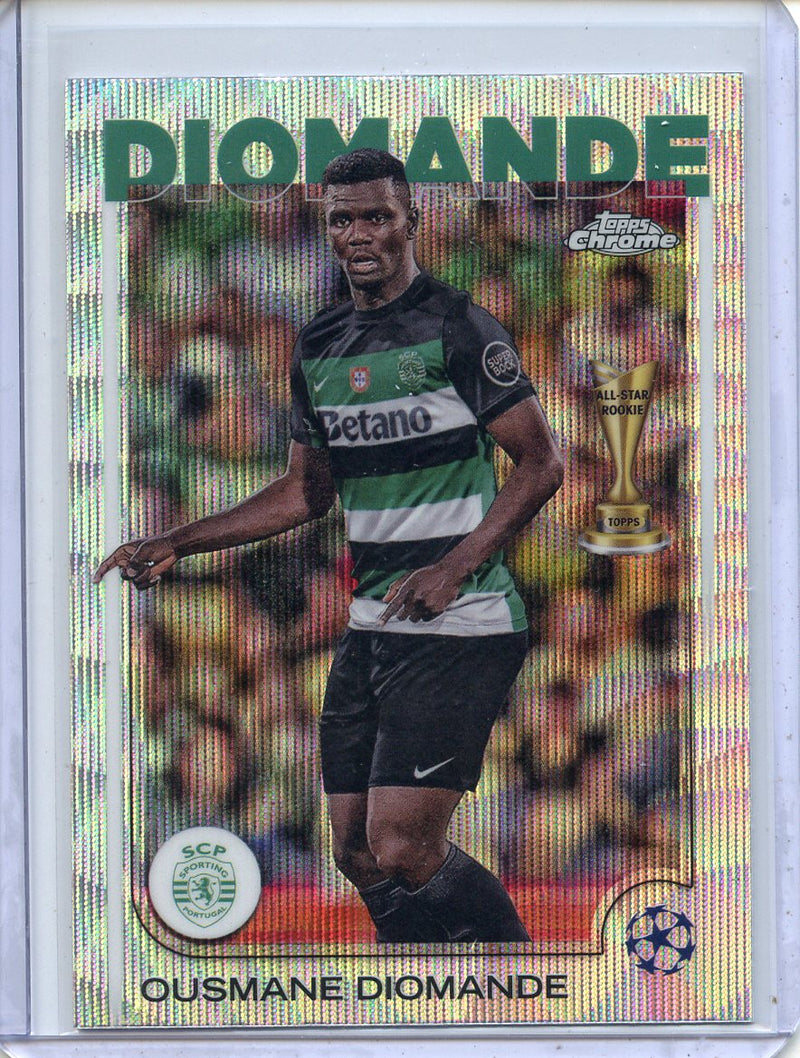 2024-25 Topps Chrome UEFA Club Comps Ousmane Diomande Wave
