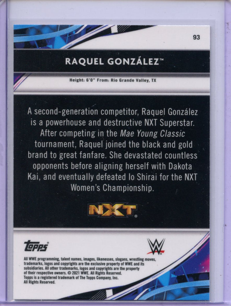 2021 Topps Finest WWE Raquel Gonzalez