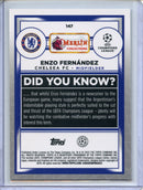 2022-23 Topps Merlin Chrome Enzo Fernandez