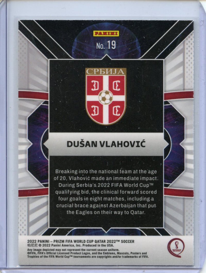 2022 Panini Prizm FIFA World Cup Qatar Dusan Vlahovic Phenomenon