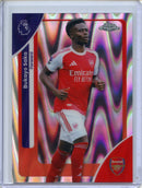 2026 Topps Chrome Premier League Bukayo Saka RayWave