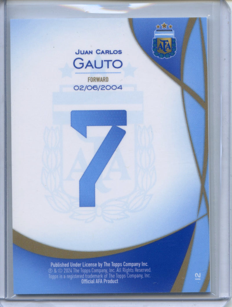 2024 Topps Argentina Lineage Juan Carlos Gauto Bowman 1st