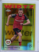 2024-25 Topps Chrome UEFA Club Comps Florian Wirtz Gold Prism 41/50