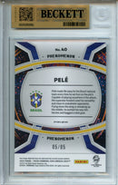 2024 Panini Prizm Copa America Pele Phenomenon Green Prizms 5/5