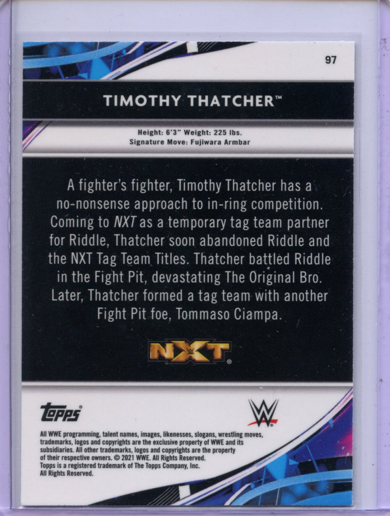 2021 Topps Finest WWE Timothy Thatcher
