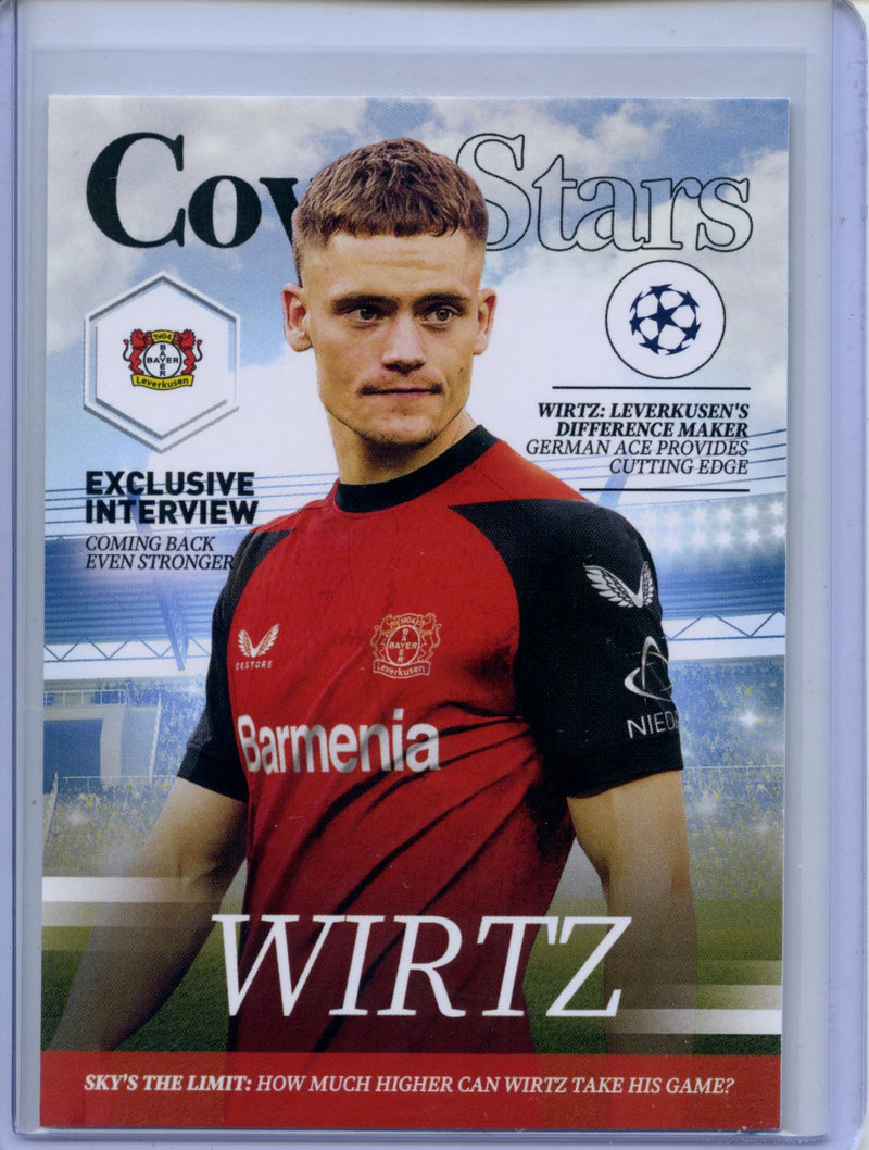 2024-25 Topps UEFA CC Florian Wirtz Cover Stars