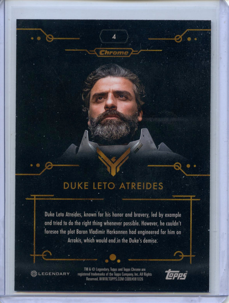 2024 Topps Dune Chrome Duke Leto Atreides Refractor