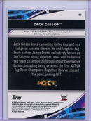 2021 Topps Finest WWE Zack Gibson