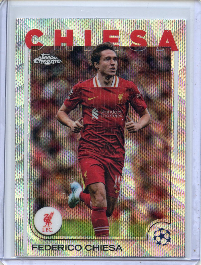 2024-25 Topps Chrome UEFA Club Comps Federico Chiesa Wave