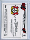 2022-23 Topps Chrome UEFA Zidan Sertdemir Black & White Ray Wave Autograph