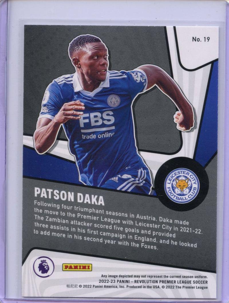 2022-23 Panini Revolution Premier League Patson Daka Supersonic