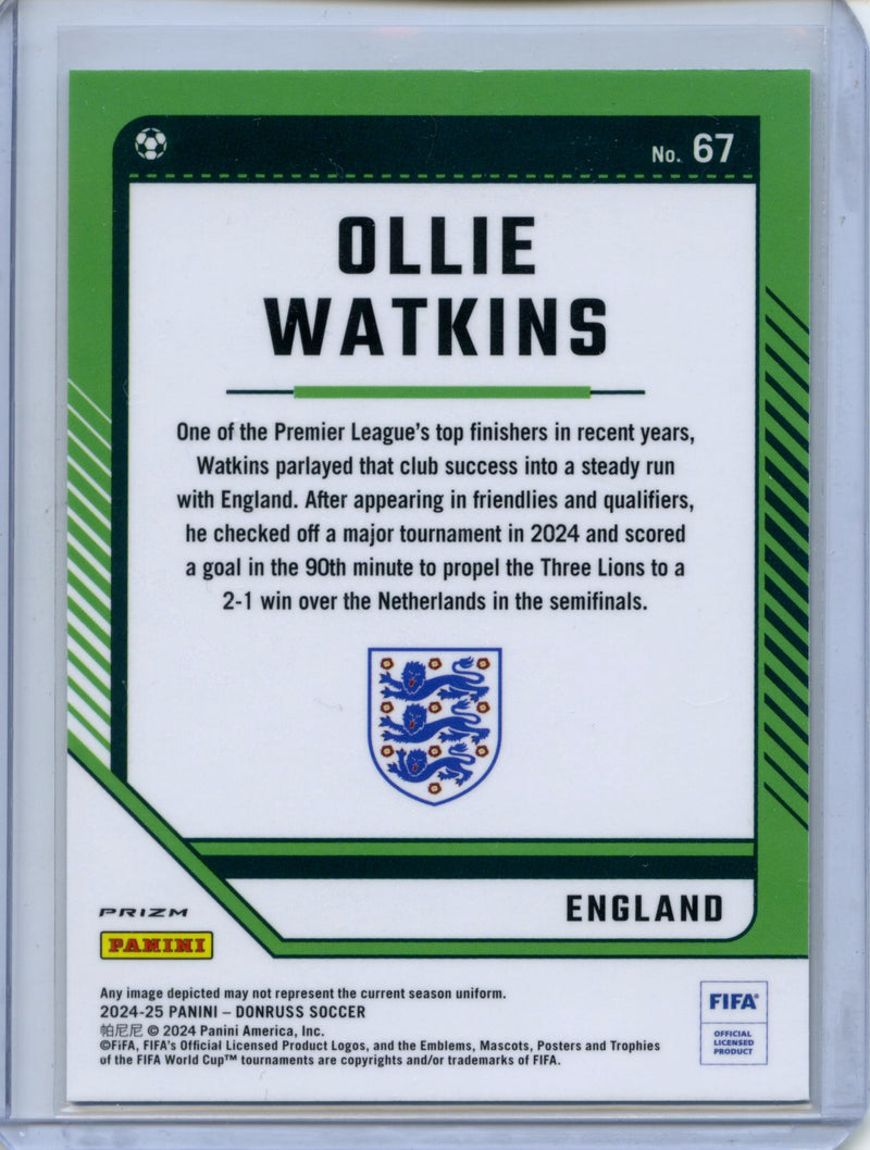 2024-25 Donruss Ollie Watkins Optic Holo