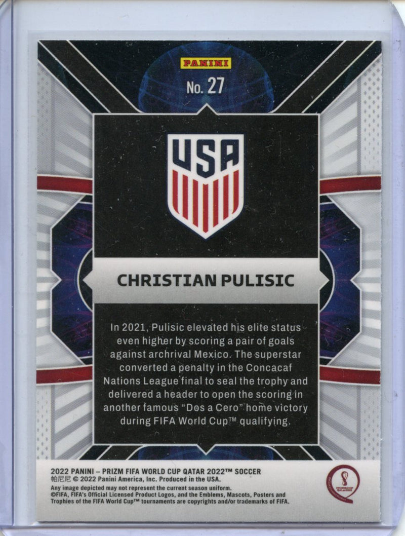 2022 Panini Prizm FIFA World Cup Qatar Christian Pulisic Phenomenon