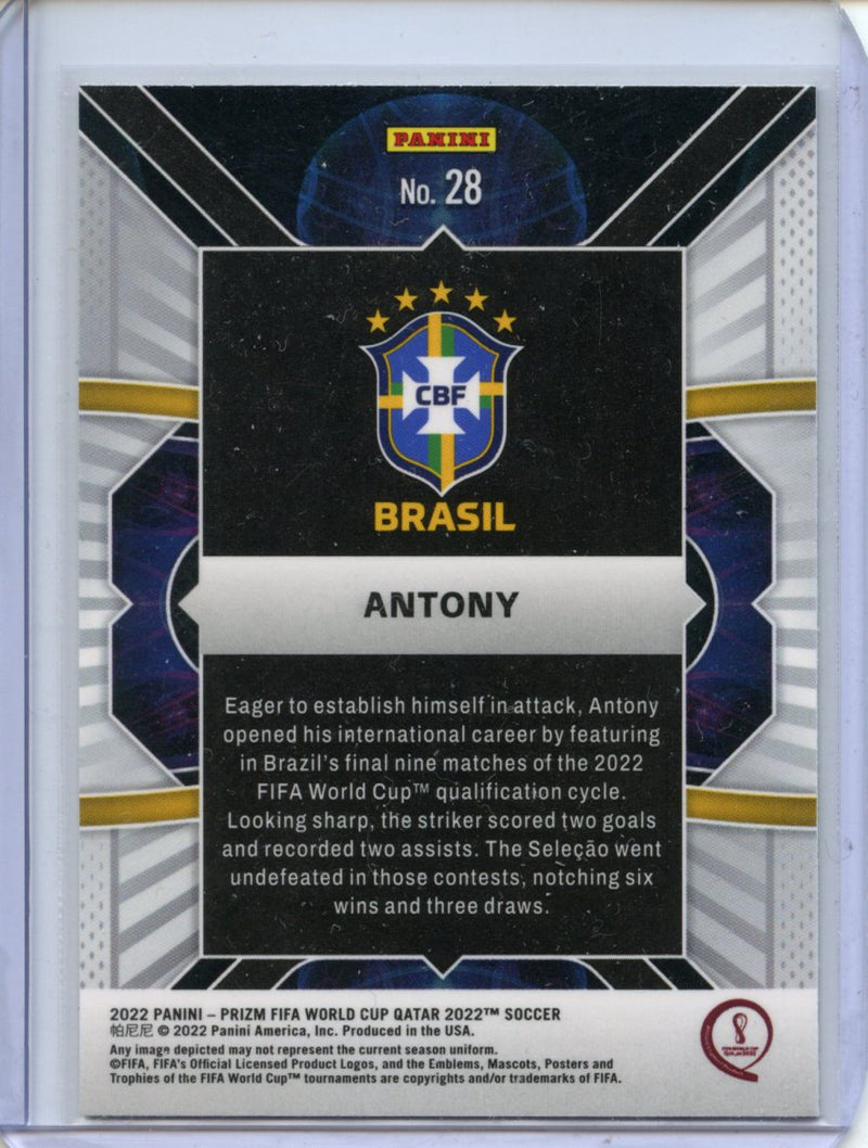 2022 Panini Prizm FIFA World Cup Qatar Antony Phenomenon