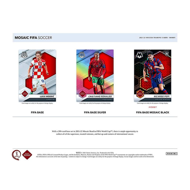 2021-22 Panini Mosaic Road To World Cup Soccer Hobby Box