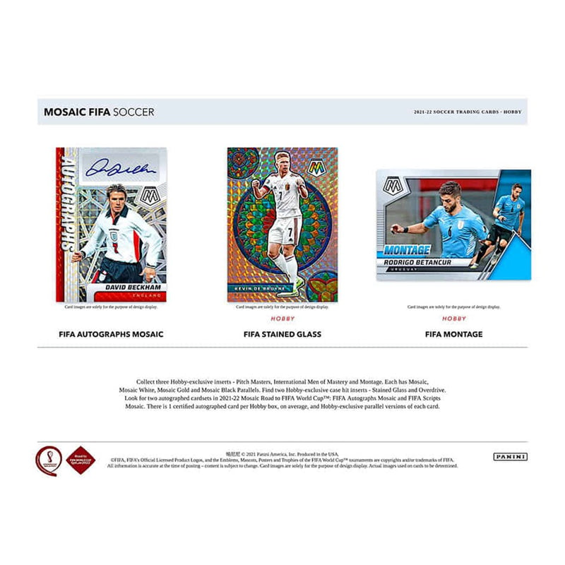 2021-22 Panini Mosaic Road To World Cup Soccer Hobby Box