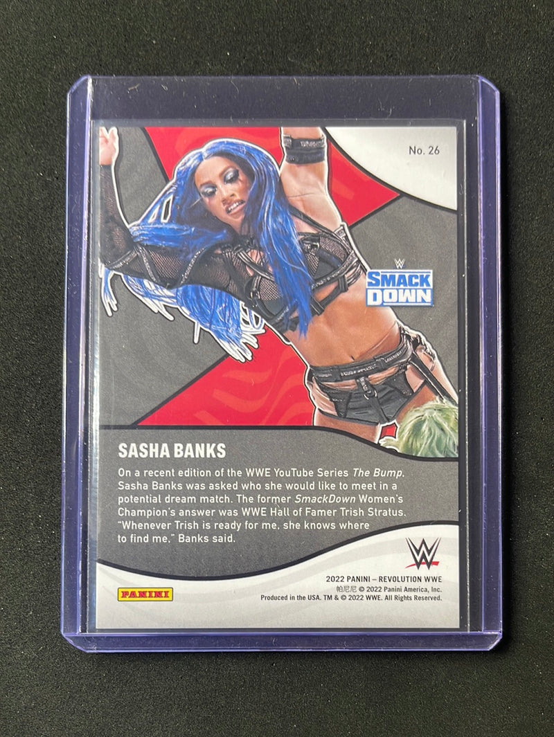 2022 Revolution WWE Sasha Banks Shock Wave