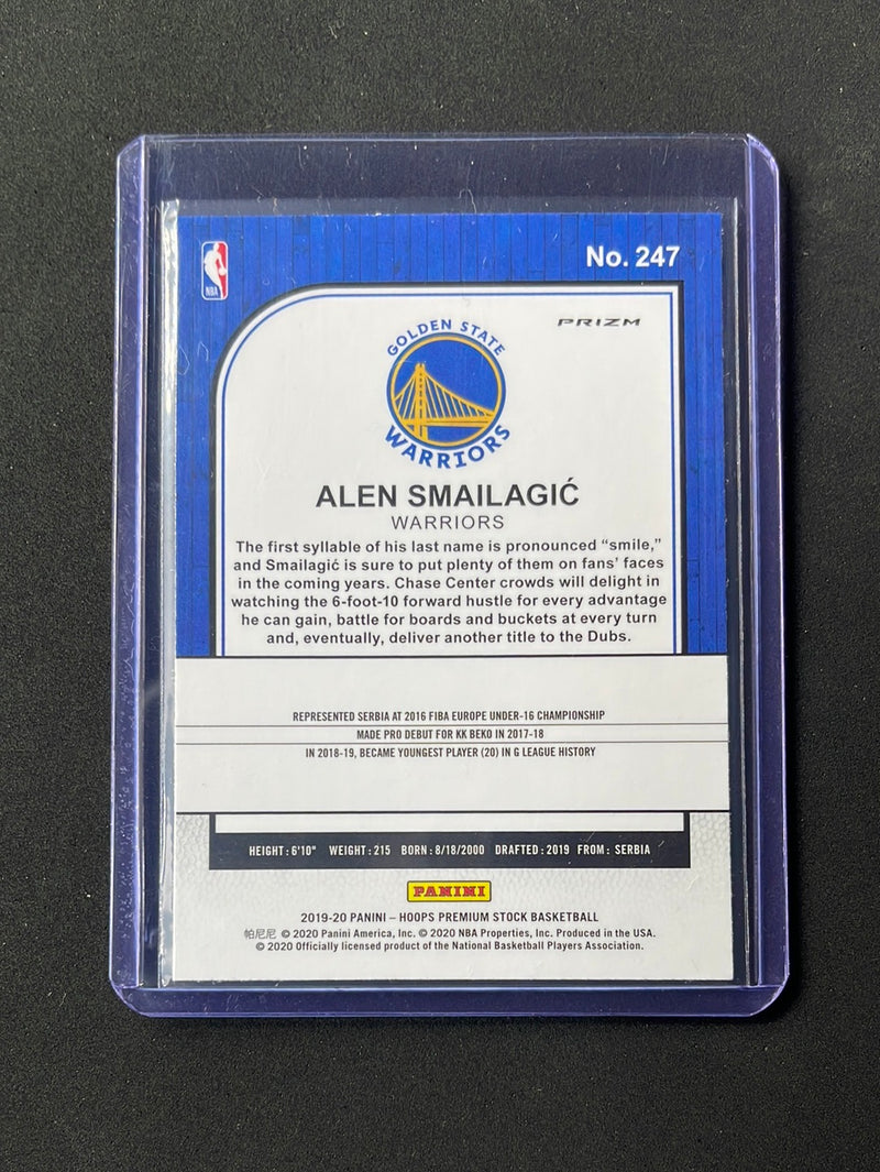 2019-20 Hoops Premium Alen Smailagic Silver