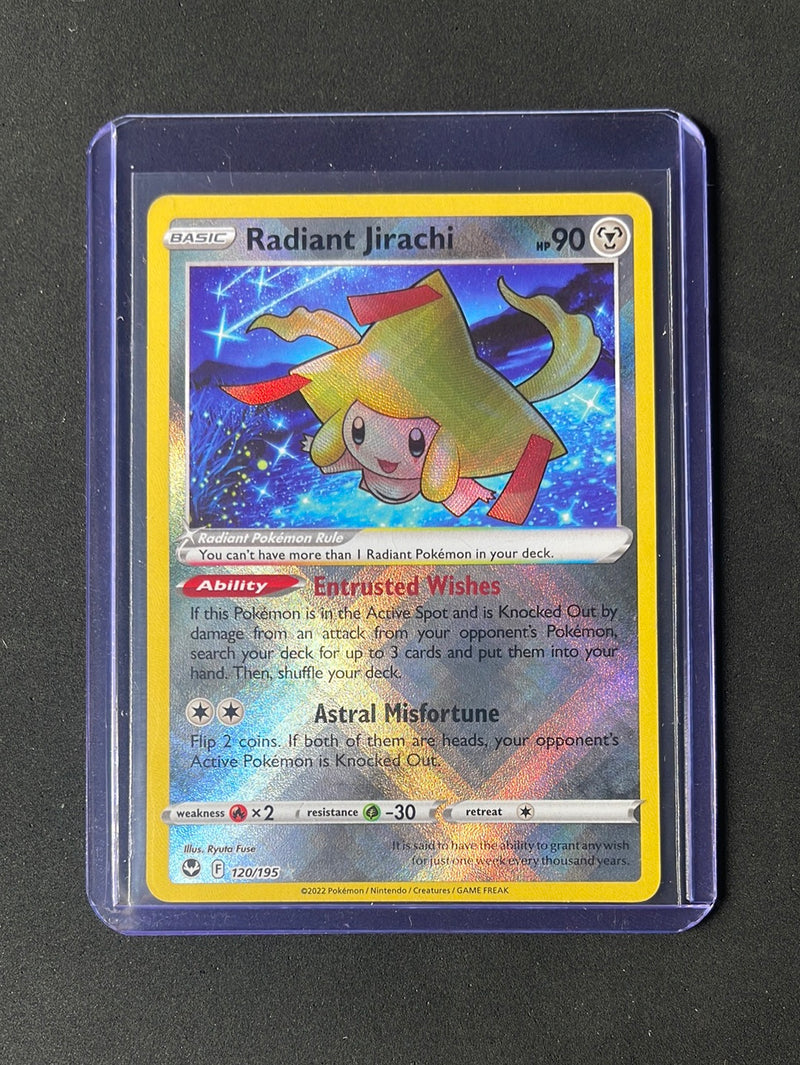 Pokemon TCG Silver Tempest Radiant Jirachi 120/195