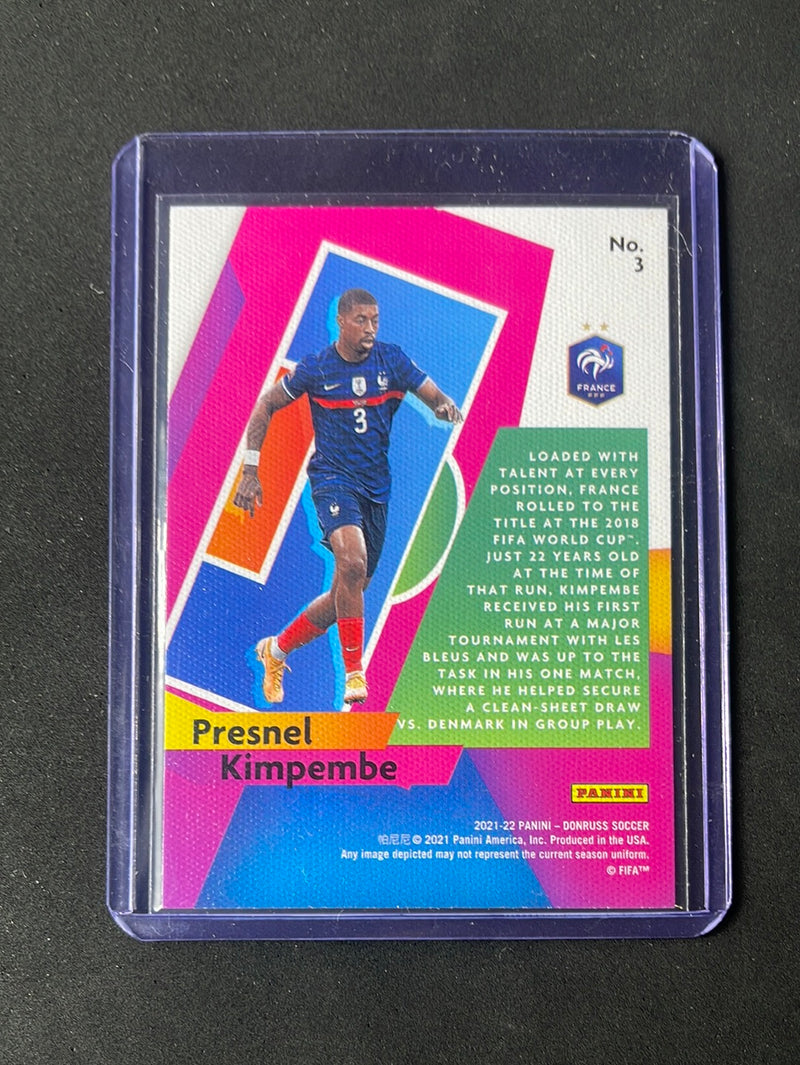 2021-22 Panini Donruss Road To Qatar Presnel Kimpembe Power In The Box