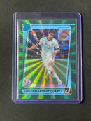 2021-22 Panini Donruss Road To Qatar Lucas Martinez Quarta Green Laser