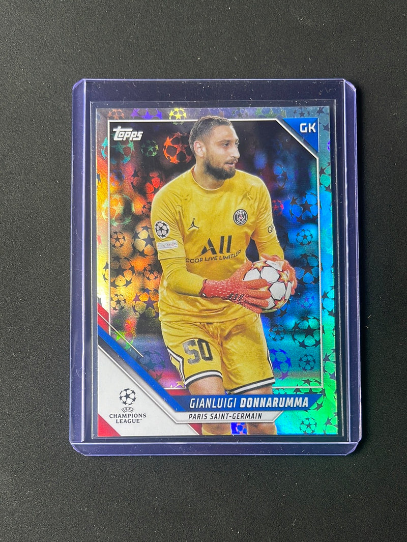 2021-22 Topps UEFA Champions League Gianluigi Donnarumma Starball