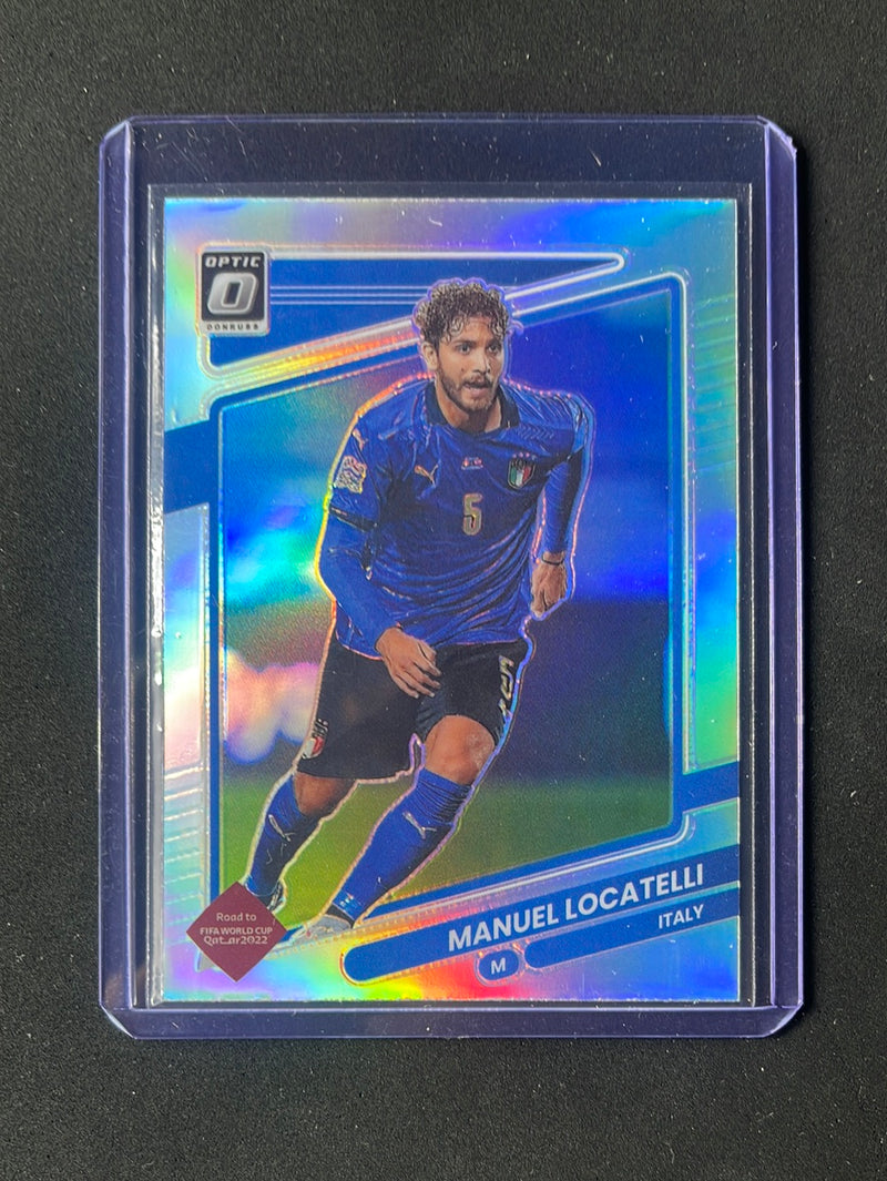 2021-22 Panini Donruss Road To Qatar Manuel Locatelli Optic Silver