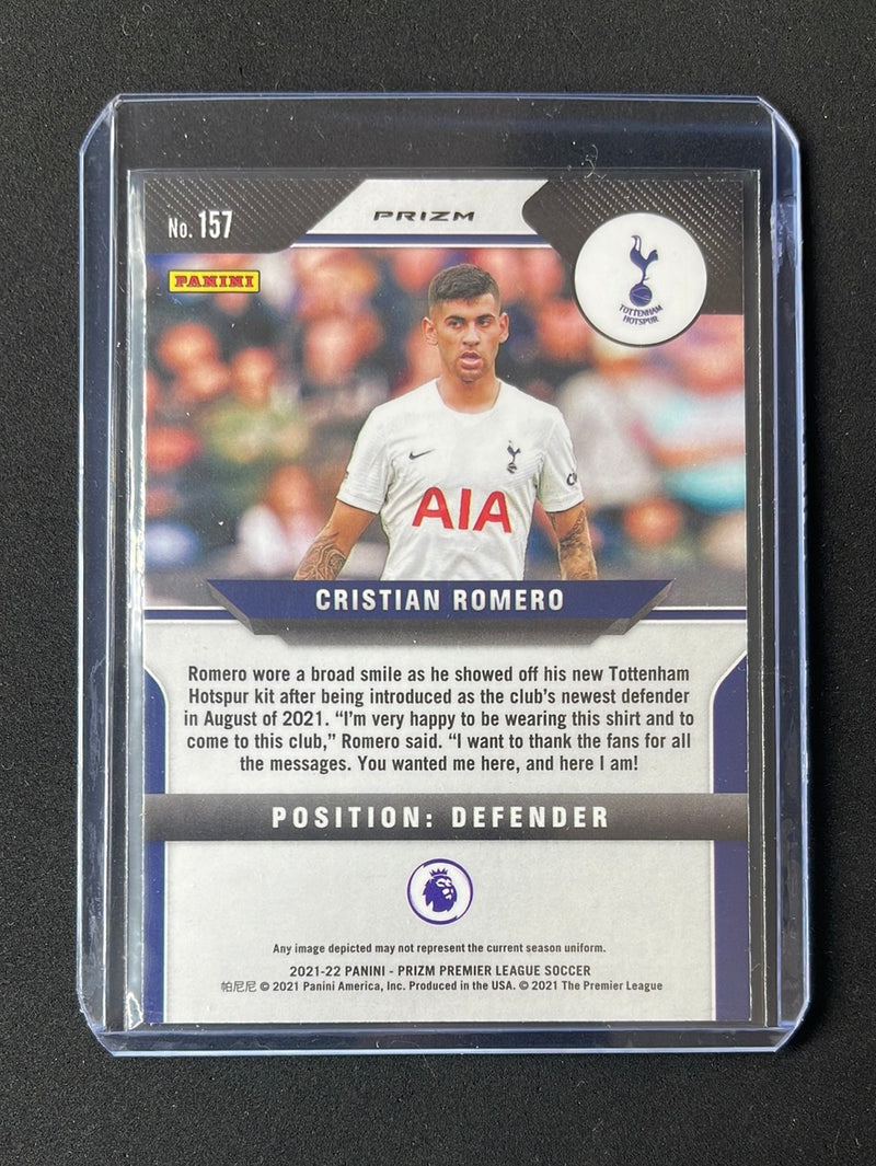 2021-22 Prizm Premier League Cristian Romero Silver