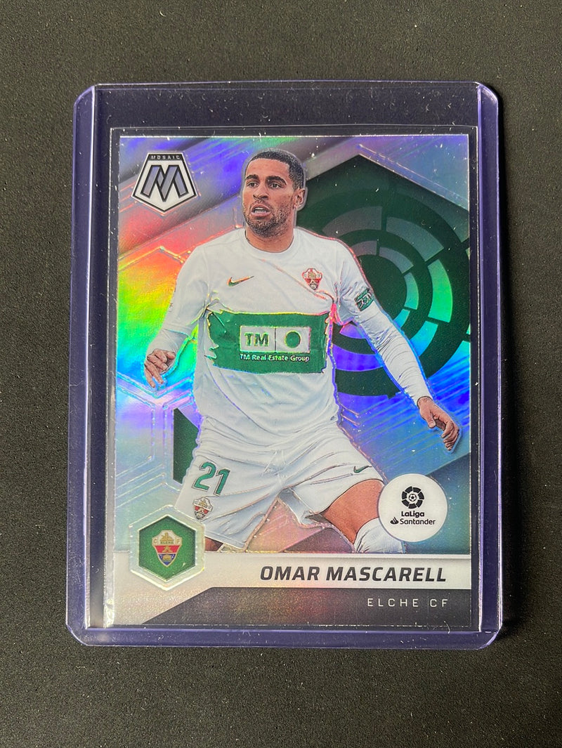 2021-22 Panini Mosaic La Liga Omar Mascarell Silver