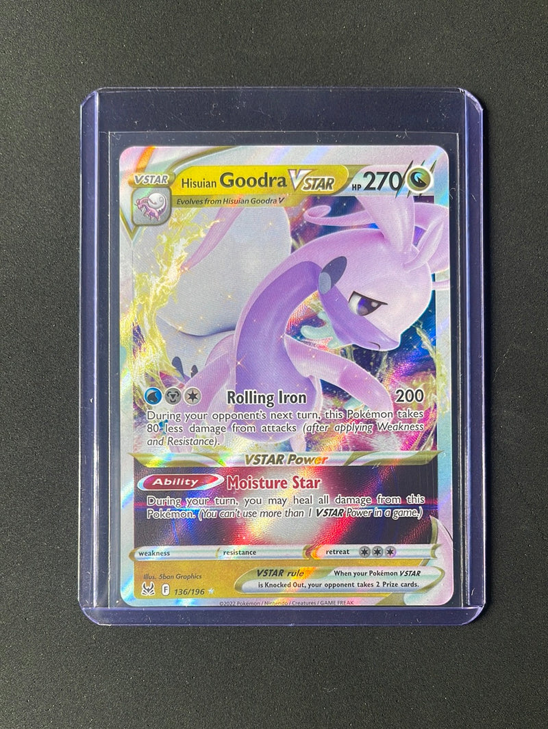 Pokemon TCG Lost Origin Hisuian Goodra VSTAR 136/196