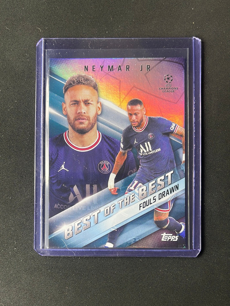 2021-22 Topps UEFA Champions League Neymar Jr Best Of The Best