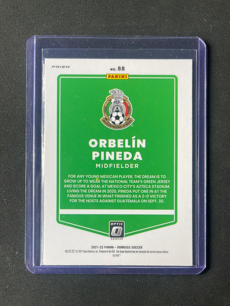 2021-22 Panini Donruss Road To Qatar Orbelin Pineda Optic Silver