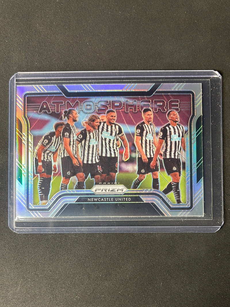 2020-21 Panini Prizm Premier League Newcastle United Atmosphere Silver Prizm