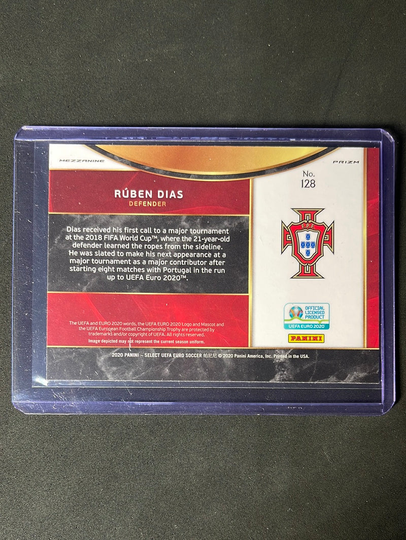 2020 Panini Select UEFA Euro Soccer Ruben Dias Mezzanine Tri-Color