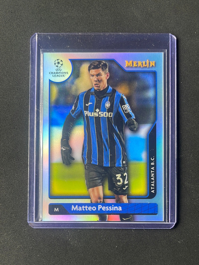 2021-22 Topps Merlin Chrome UEFA Champions League Matteo Pessina Refractor