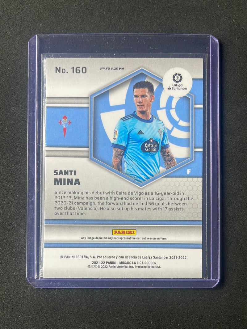 2021-22 Panini Mosaic La Liga Santi Mina Red