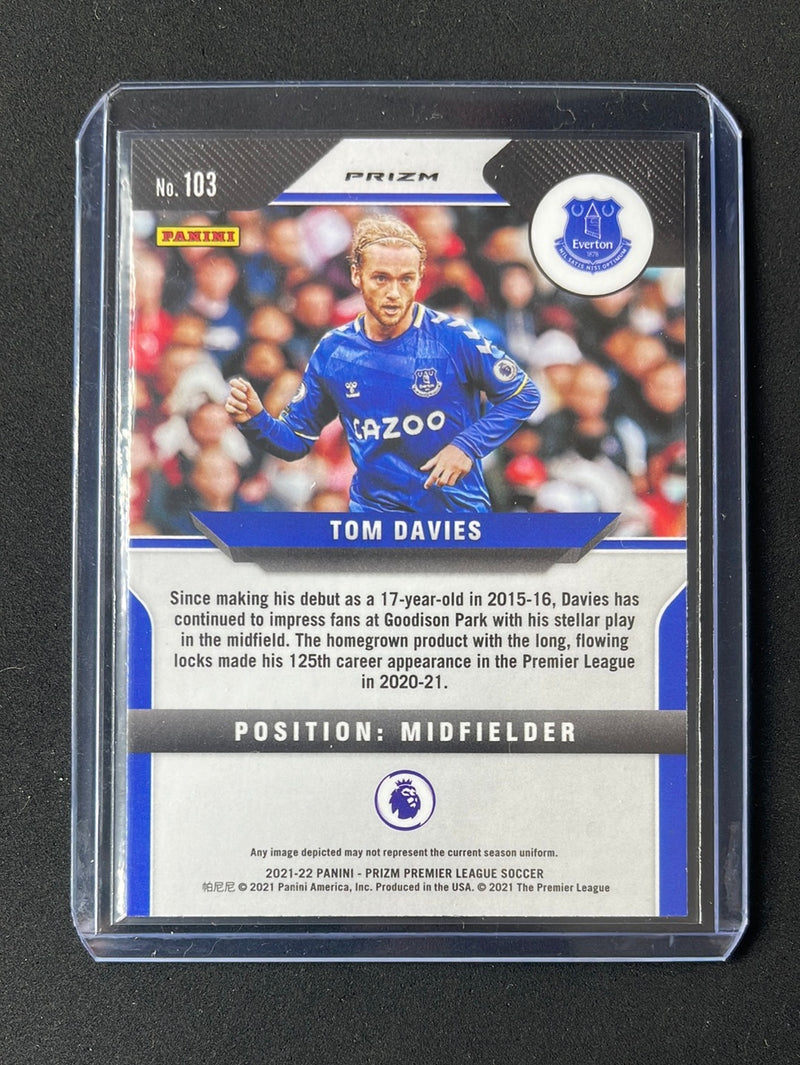 2021-22 Prizm Premier League Tom Davies Silver