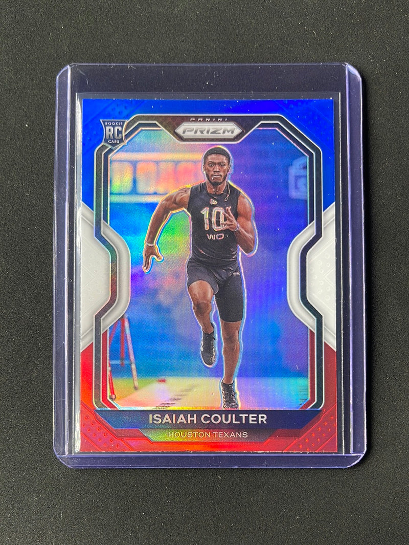 2020 Panini Prizm Football Isaiah Coulter Red/White/Blue Prizm