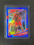2021-22 Panini Donruss Road To Qatar Jason Denayer Optic Blue 39/99