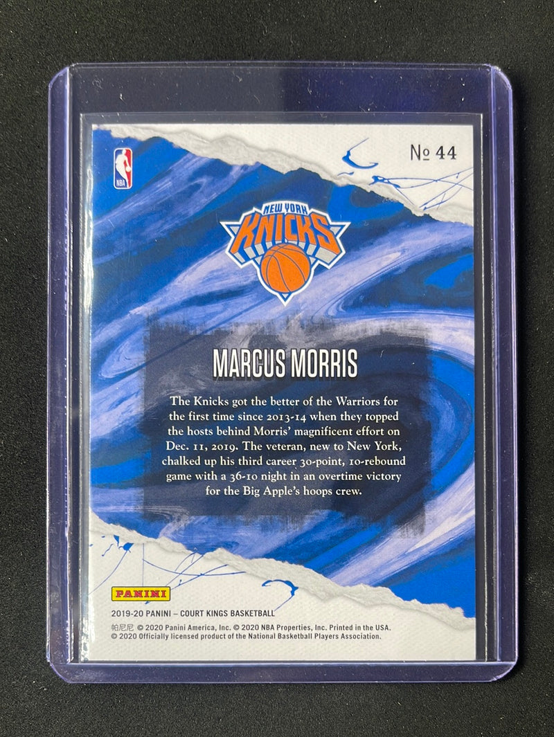 2019-20 Panini Court Kings Marcus Morris
