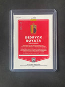 2021-22 Panini Donruss Road To Qatar Dedryck Boyata Optic Red 147/149
