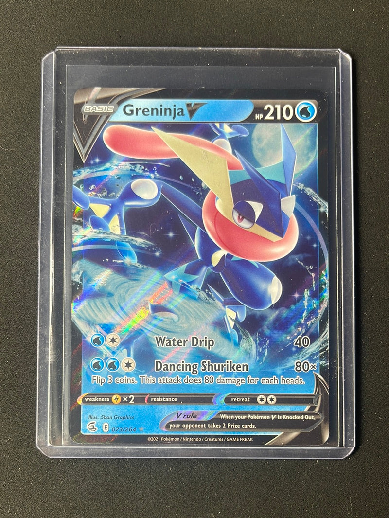 greninja v pokemon card Pokemon TCG Fusion Strike Greninja V 73/264