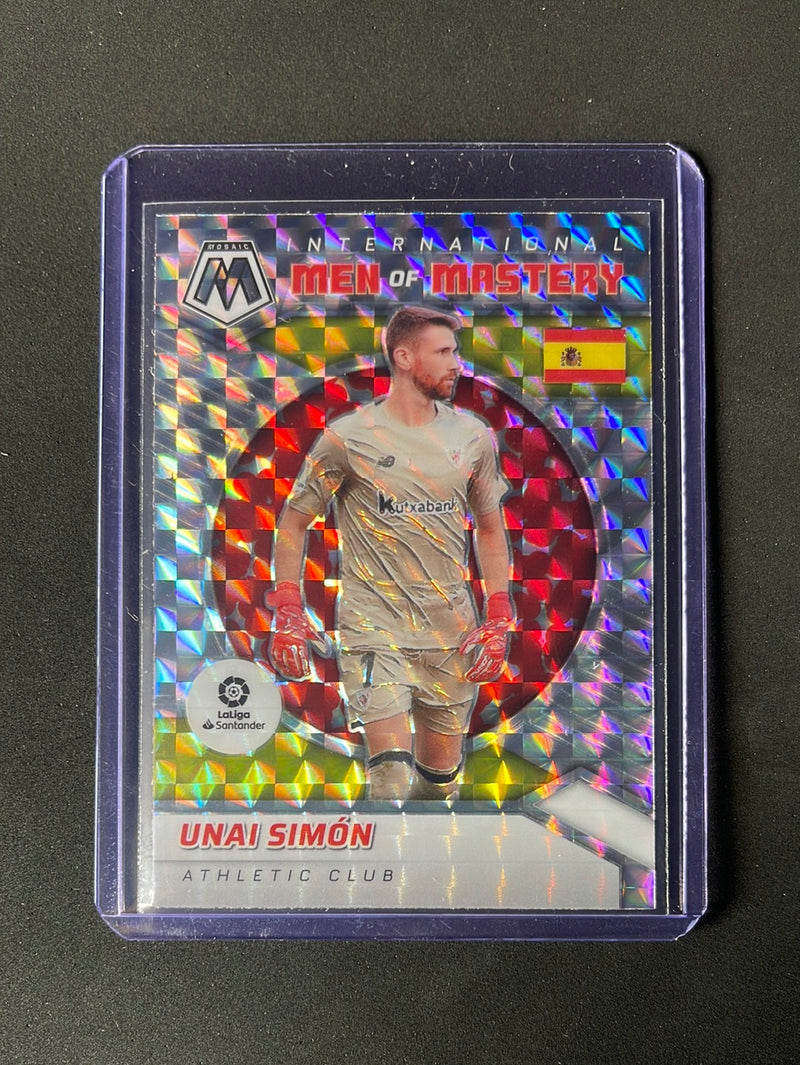 2021-22 Panini Mosaic La Liga Unai Simon Men Of Mastery