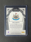 2020-21 Panini Prizm Premier League Emil Krafth Red Pulsar Prizm
