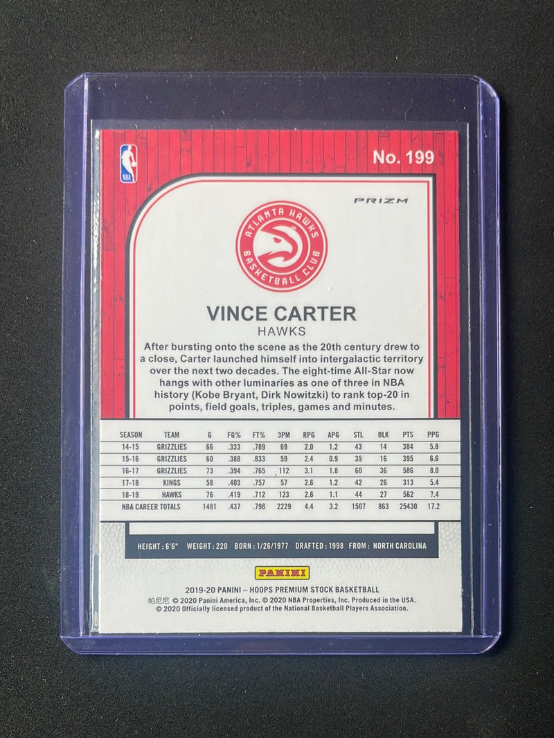 2019-20 Hoops Premium Vince Carter Mojo