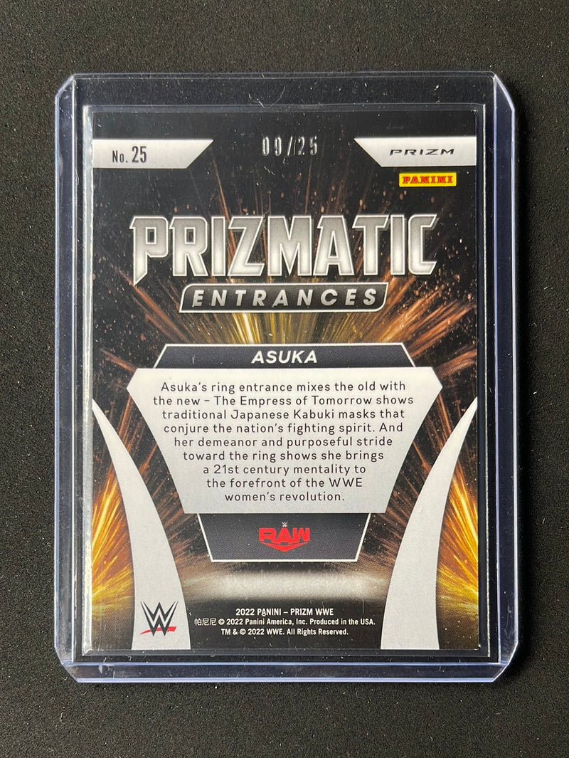 2022 Prizm WWE Asuka Prizmatic Entrances Mojo Prizm 9/25