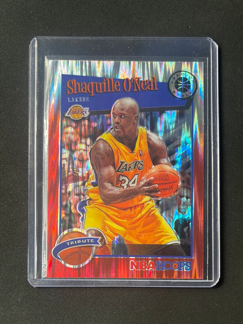 2019-20 Hoops Premium Shaquille O'Neal Tribute Red Flash